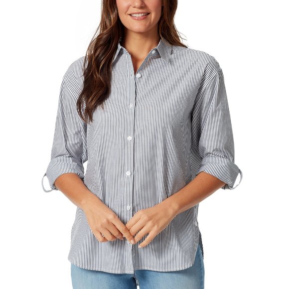 Gloria Vanderbilt Ladies Amanda Woven Shirt - Picture 1 of 4